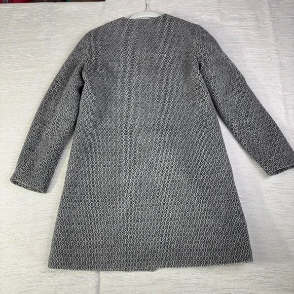 J. Mclaughlin Wool Angora Peacoat Dress Coat Women's Small Old‎ Money Classic - Picture 3 of 9